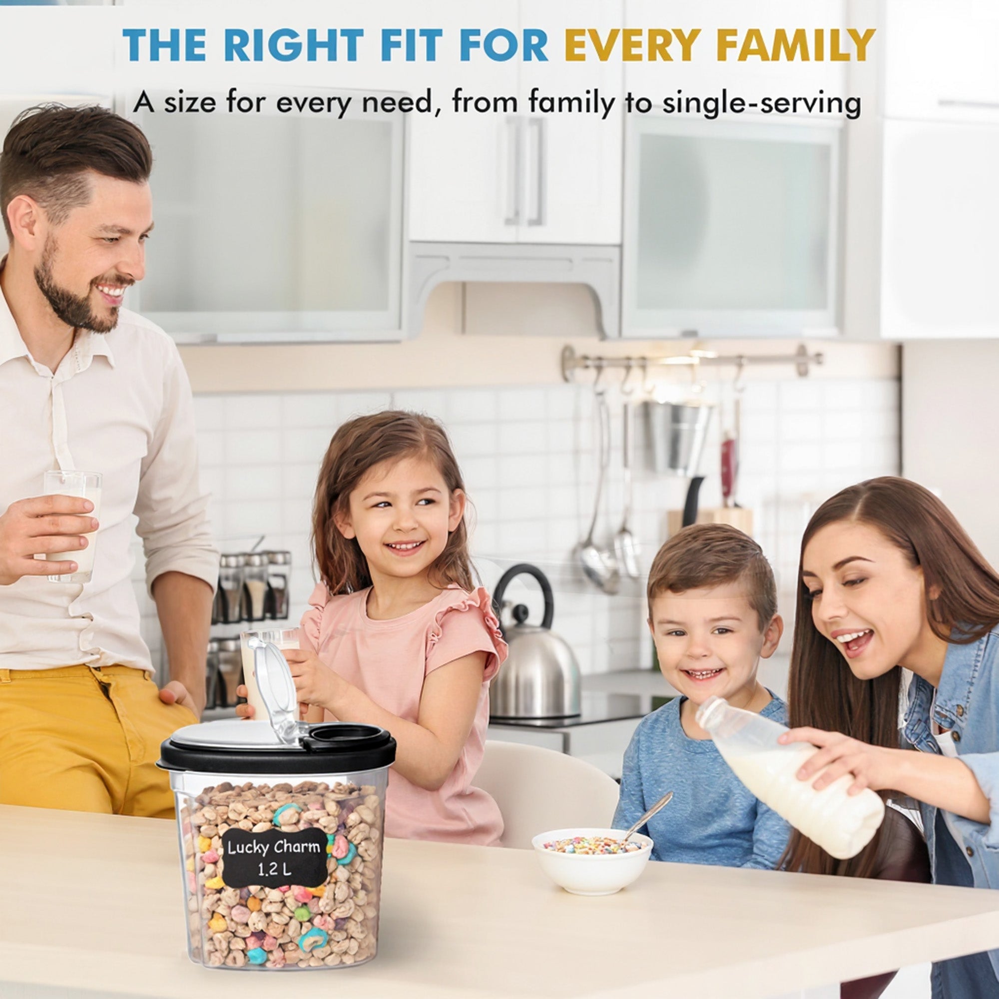 Shazo 3 PC Cereal Storage Containers Set - Shazo Shop