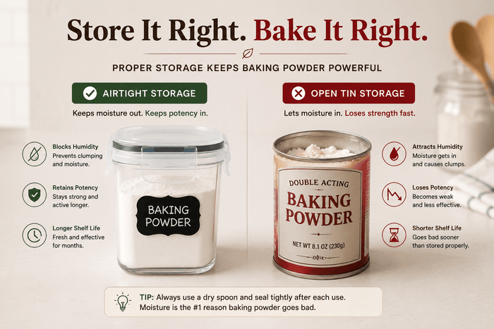 Does Baking Powder Go Bad? Shelf Life, Freshness Test, and Storage Guide