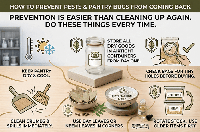 How to Get Rid of Pantry Bugs Naturally & Fast