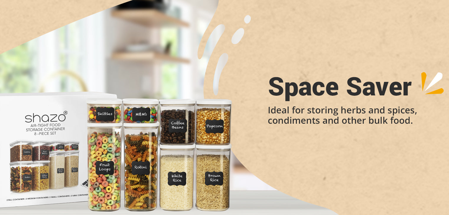  Shazo 32PCS Food Storage Containers with Airtight Lids