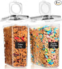 Shazo 2 Pack (2.5L / 84 Oz) Airtight Cereal Containers - Food Storage Containers
