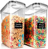 Shazo 2 Pack (2.5L / 84 Oz) Airtight Cereal Containers - Food Storage Containers