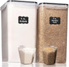 Shazo 2 PC (9.5L | 321 Oz) Extra Large Bulk - Food Storage Containers