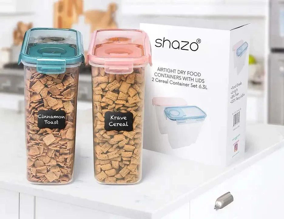 Set of 2 Clear Lids - Food Storage Containers - Shazo Shop